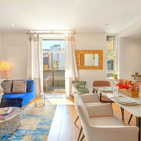 Designer Victorian Flat With Large Terrace Daire Londra Dış mekan fotoğraf
