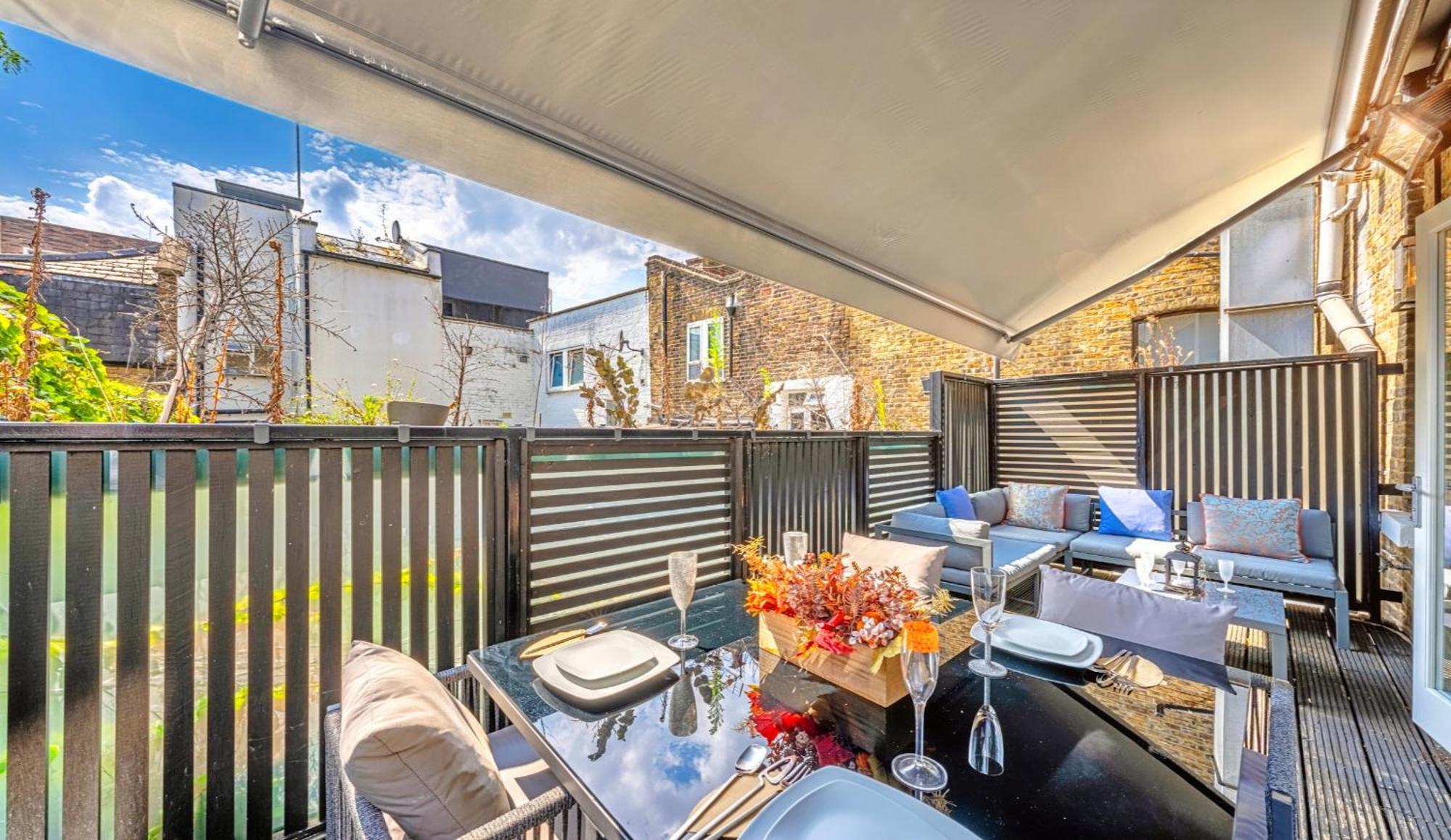 Designer Victorian Flat With Large Terrace Daire Londra Dış mekan fotoğraf