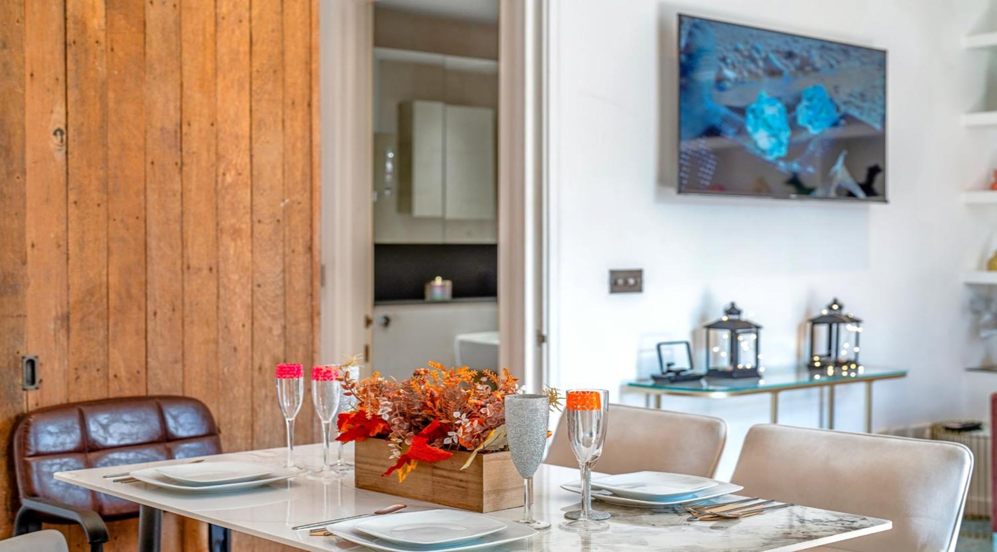 Designer Victorian Flat With Large Terrace Daire Londra Dış mekan fotoğraf
