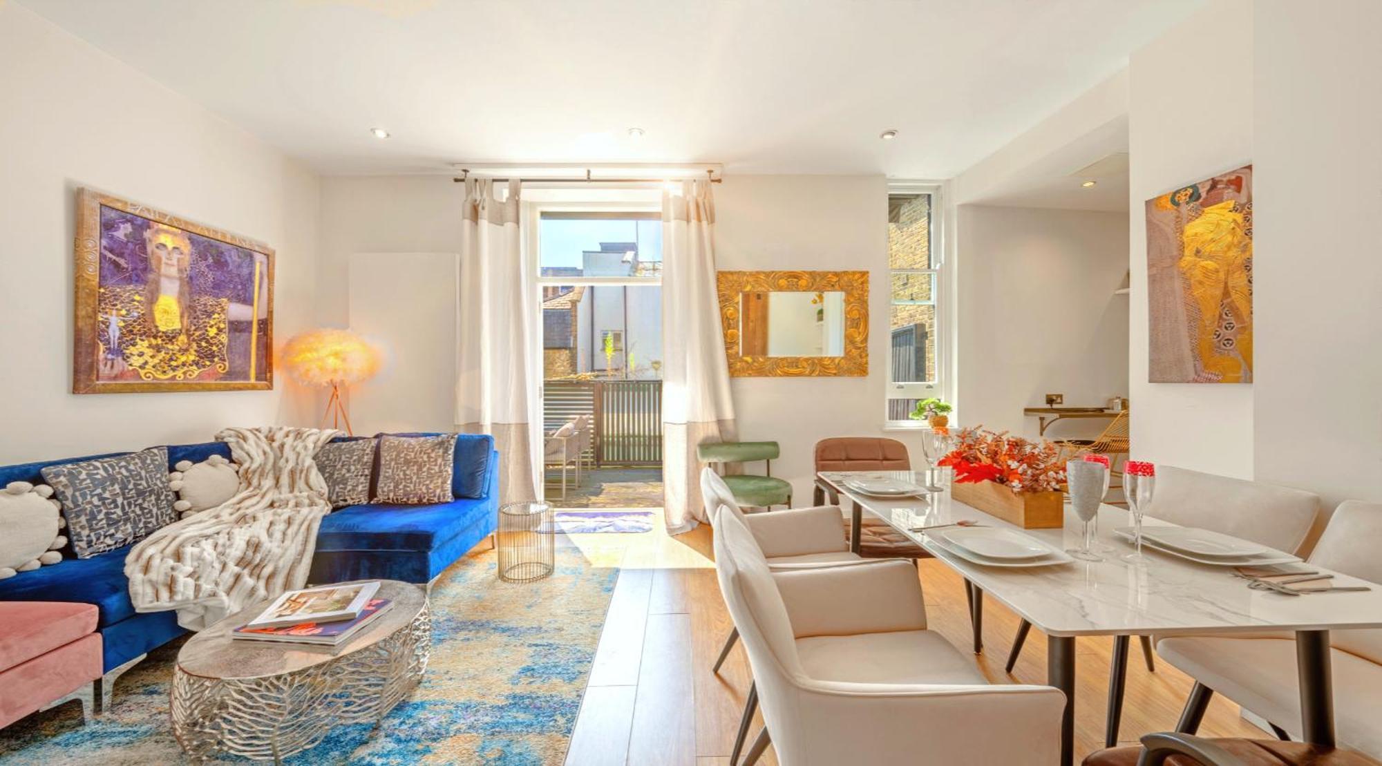 Designer Victorian Flat With Large Terrace Daire Londra Dış mekan fotoğraf