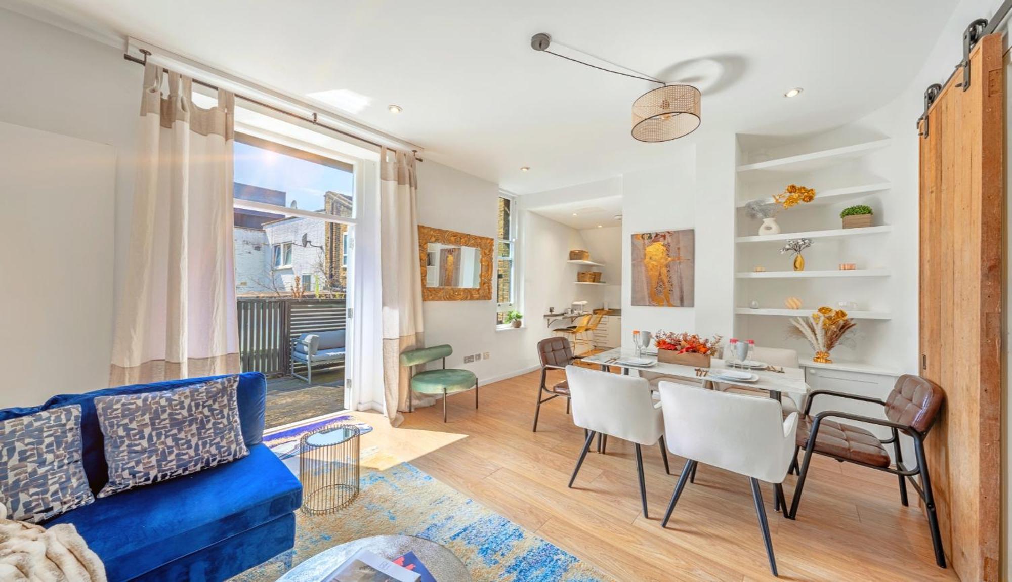 Designer Victorian Flat With Large Terrace Daire Londra Dış mekan fotoğraf