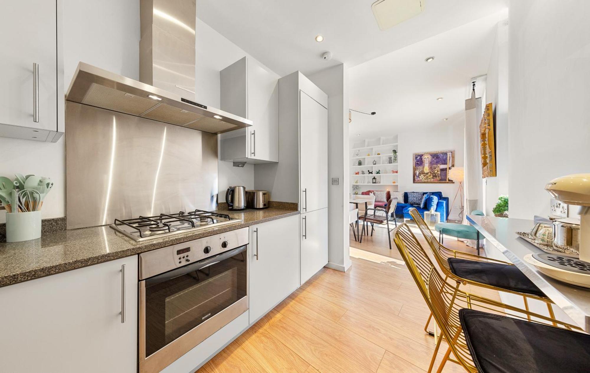 Designer Victorian Flat With Large Terrace Daire Londra Dış mekan fotoğraf